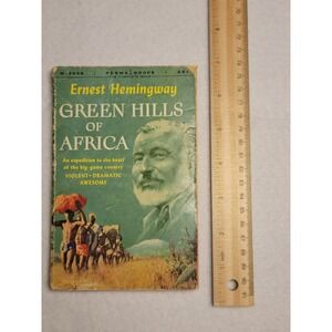 Ernest Hemingway Green Hills of Africa 1956 Perma Books Vtg PB